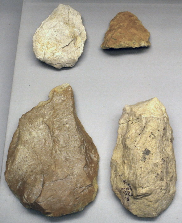 Altpaläolithikum, Steinzeit, Faustkeile und Abschläge, Acheuleen