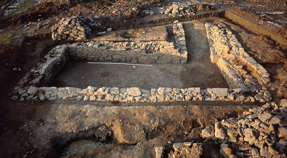 Stadtwüstung Keller Ausgrabung