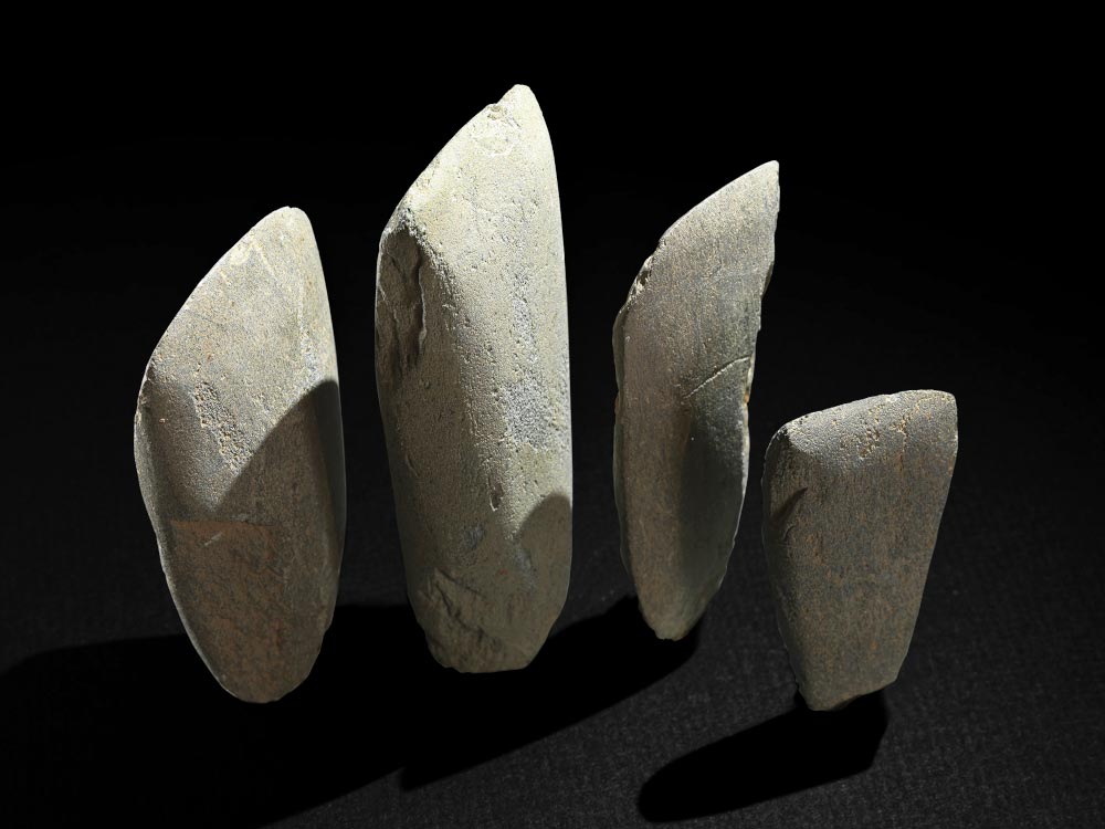 Neolithikum, Steinzeit, SOB, Oberlauterbach, Rössen, Stichbandkeramik, Beile, Kevenhüll