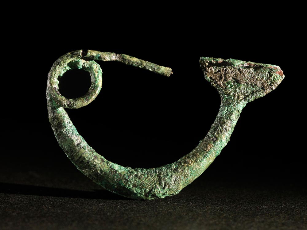 Hallstatt, Fibel, Bügelfibel, Bronze